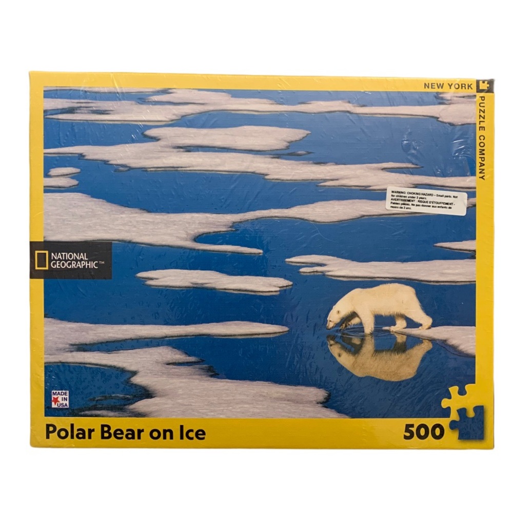 Polar bear puzzle 500 pieces national geographic